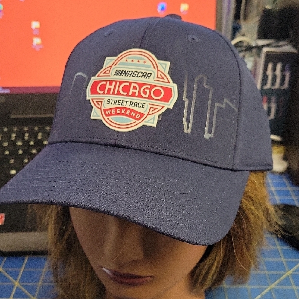 NASCAR Chicago Street Race Blue Cap OSFM New